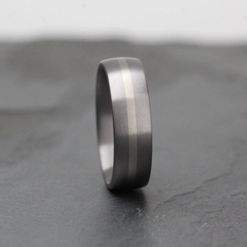 Tantalum & Palladium, Ultra comfort fit, Wedding Ring