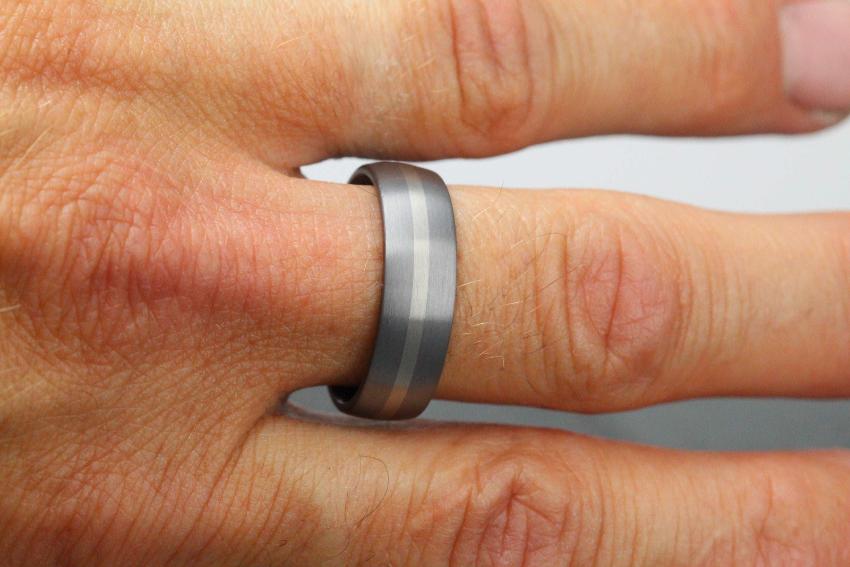 Tantalum & Palladium, Ultra comfort fit, Wedding Ring