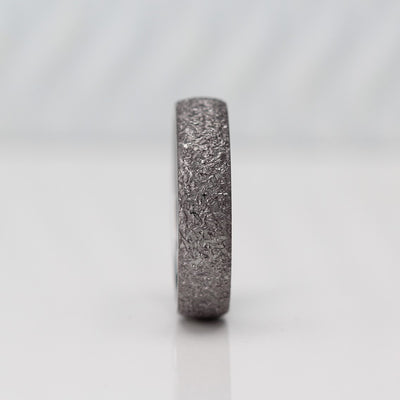 The Asteroid - TANTALUM -  Our Asteroid finish, Ultra comfort fit, Wedding Ring Band