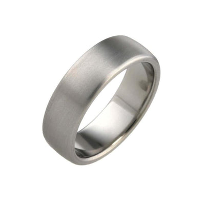 Brushed Titanium, Ultra comfort fit, Wedding Ring (7 to 9mm) - The Legacy